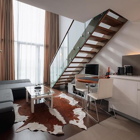 Skau Eurovea Duplex Apartment Danube Exclusive View Free Parking 布拉迪斯拉发 外观 照片