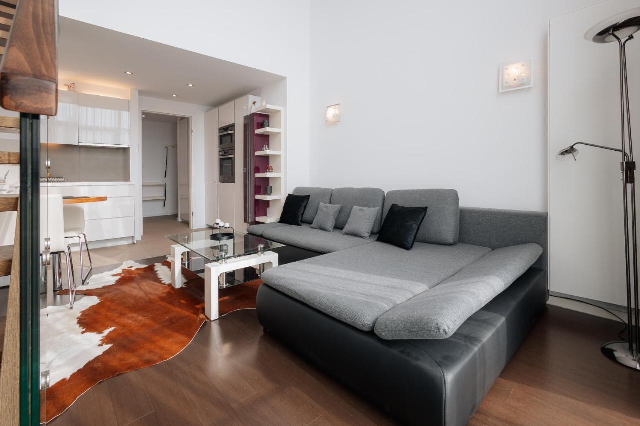 Skau Eurovea Duplex Apartment Danube Exclusive View Free Parking 布拉迪斯拉发 外观 照片